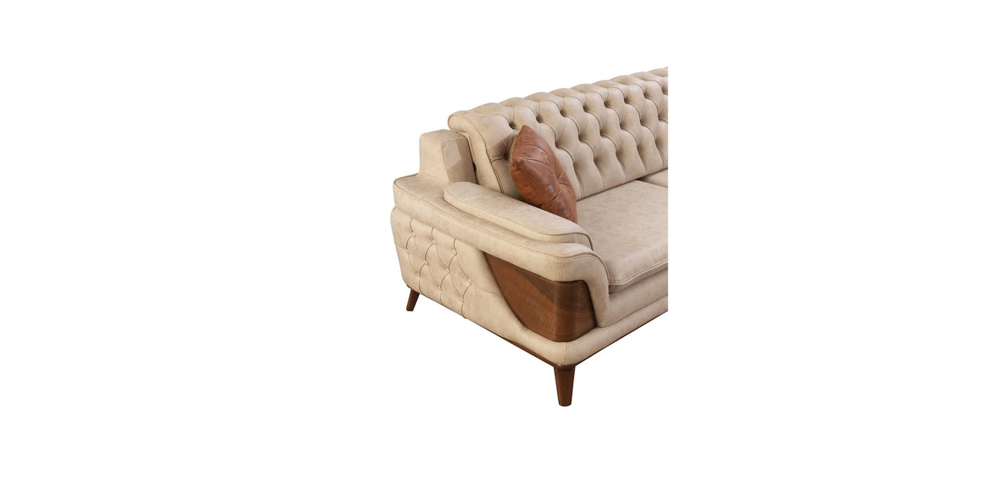 Deniz Sofa Set Cream-Tile