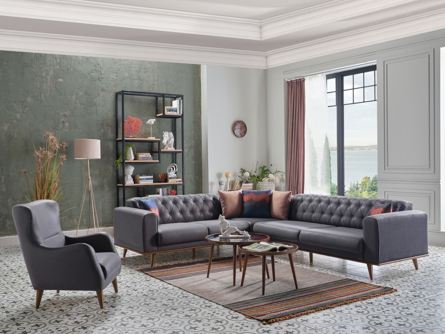 Diego Corner Sofa Set