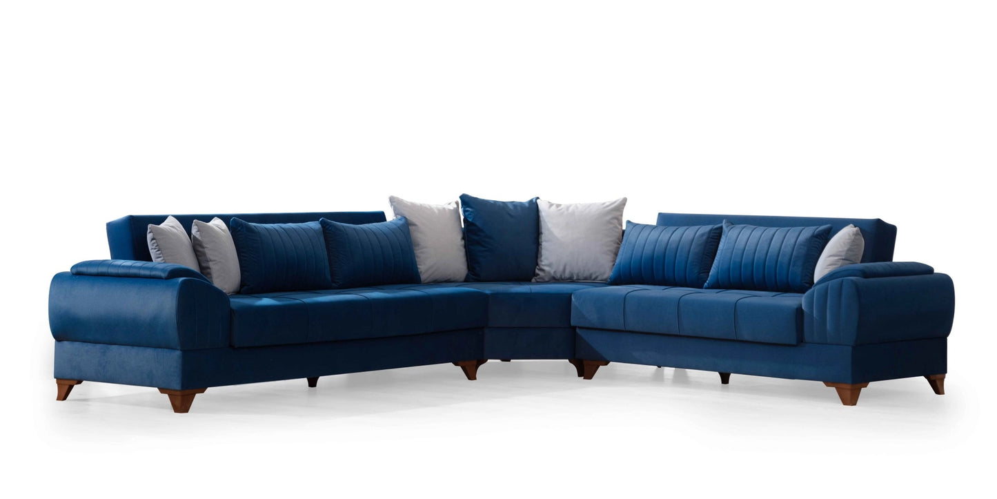 Silk Corner Sofa Set