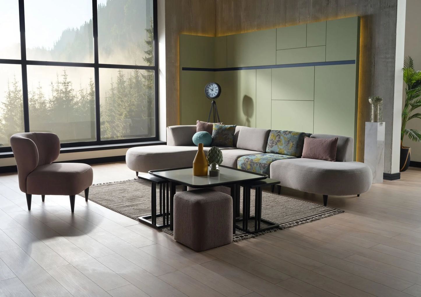 Teddy Corner Sofa Set