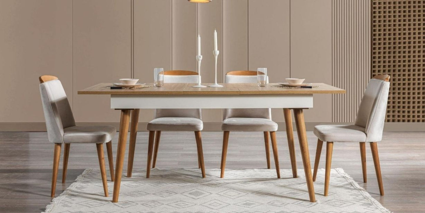 Comfort 4 Chairs Dining Set