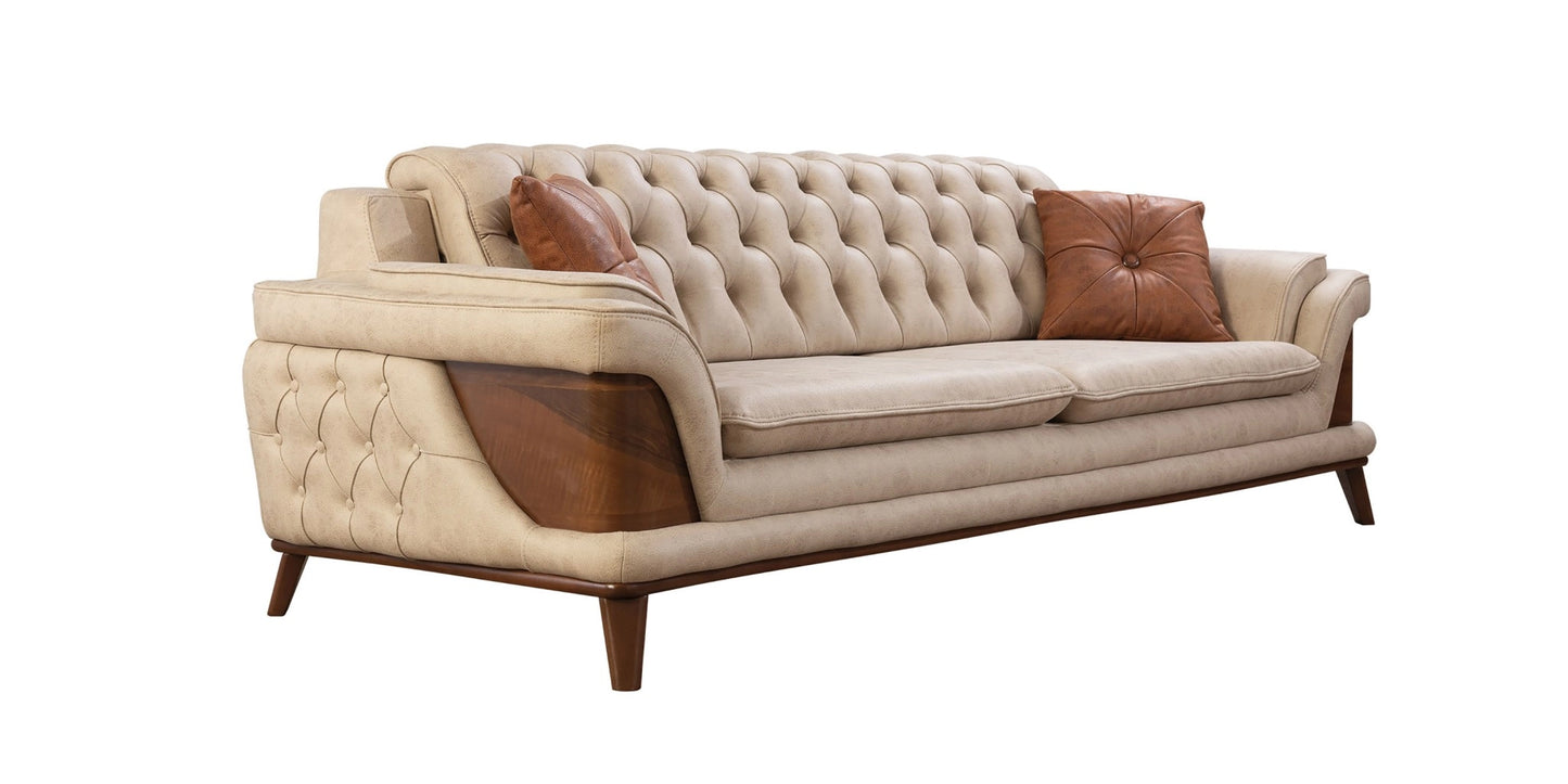 Deniz Sofa Set Cream-Tile