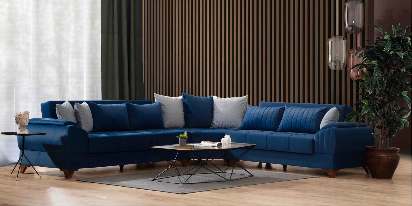 Silk Corner Sofa Set