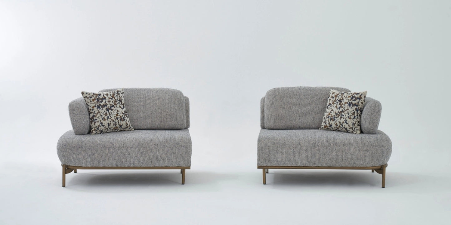 London Sofa Set Metal