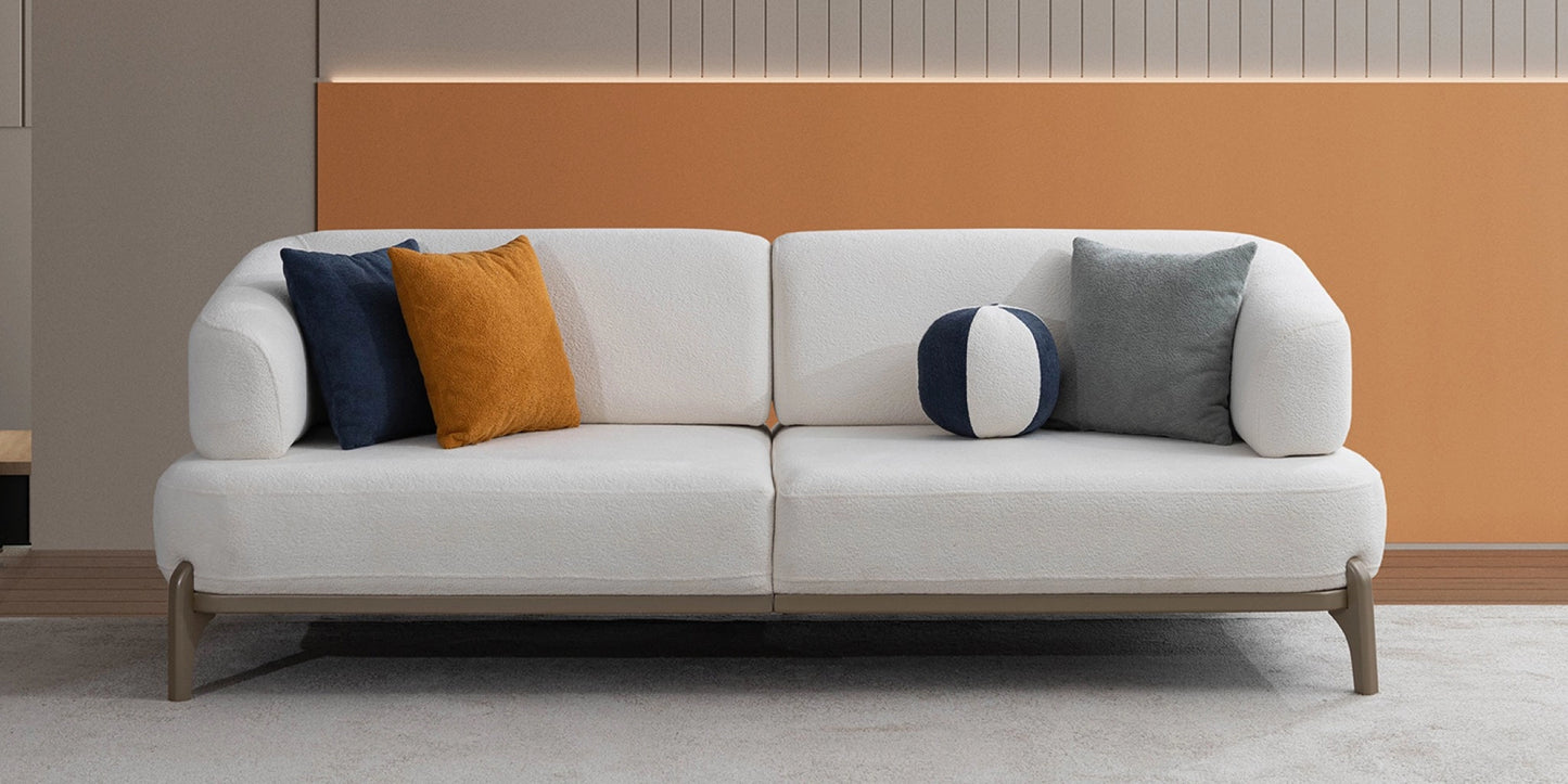 Lotus Sofa Set Cream