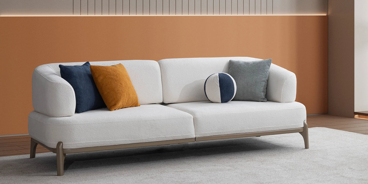 Lotus Sofa Set Cream