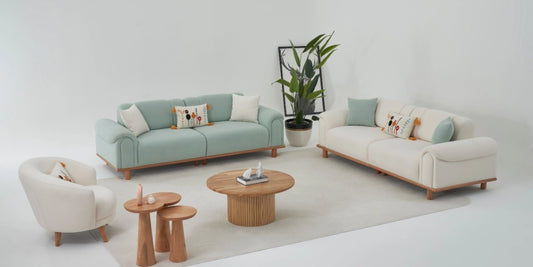 Lucca Sofa Set Green