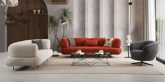 Manetti Sofa Set Black Legs