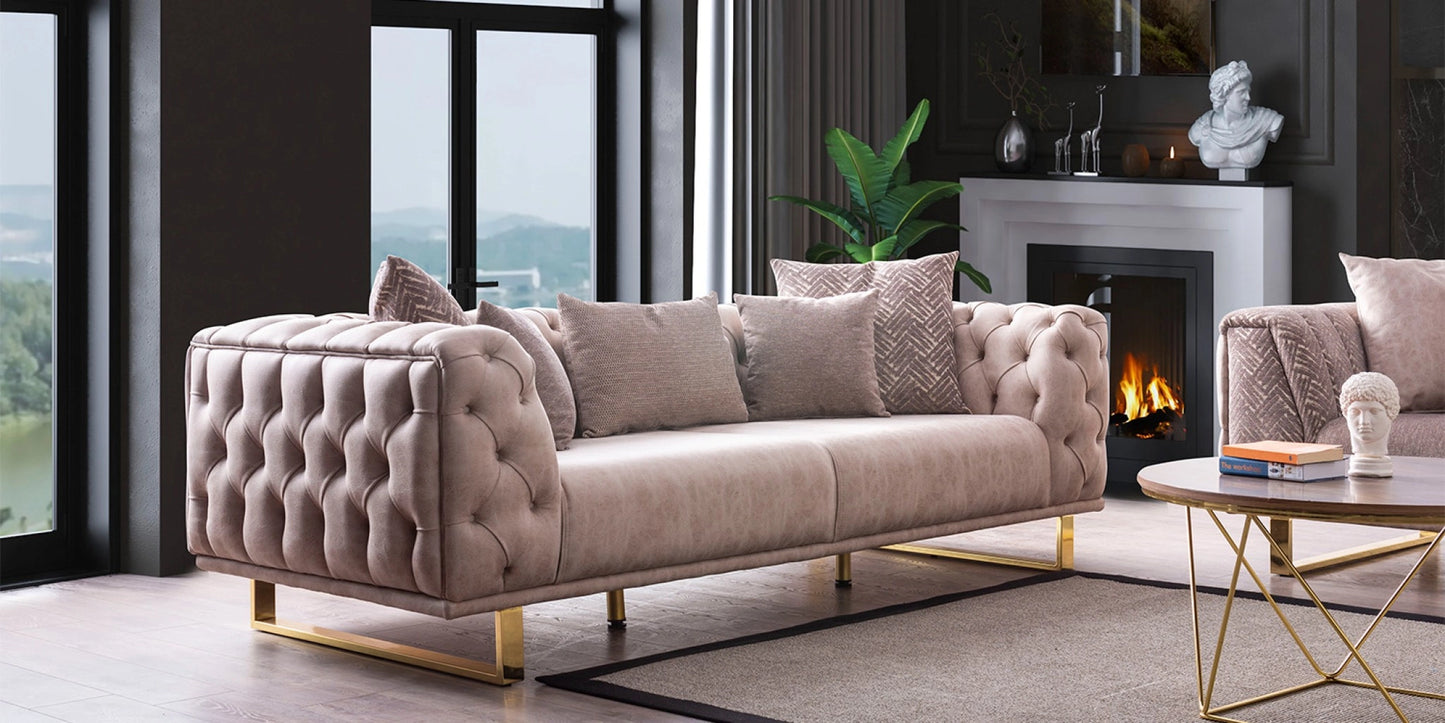 Pera Sofa Set Cream