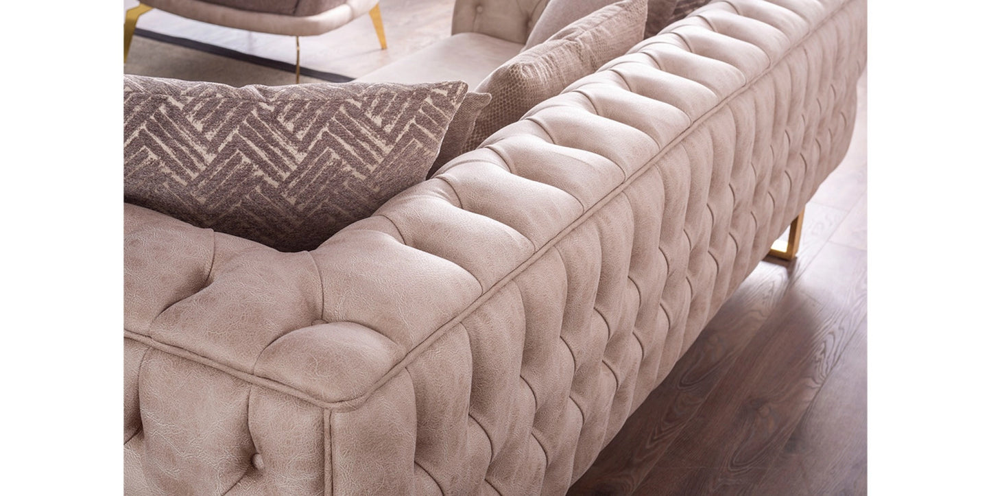 Pera Sofa Set Cream