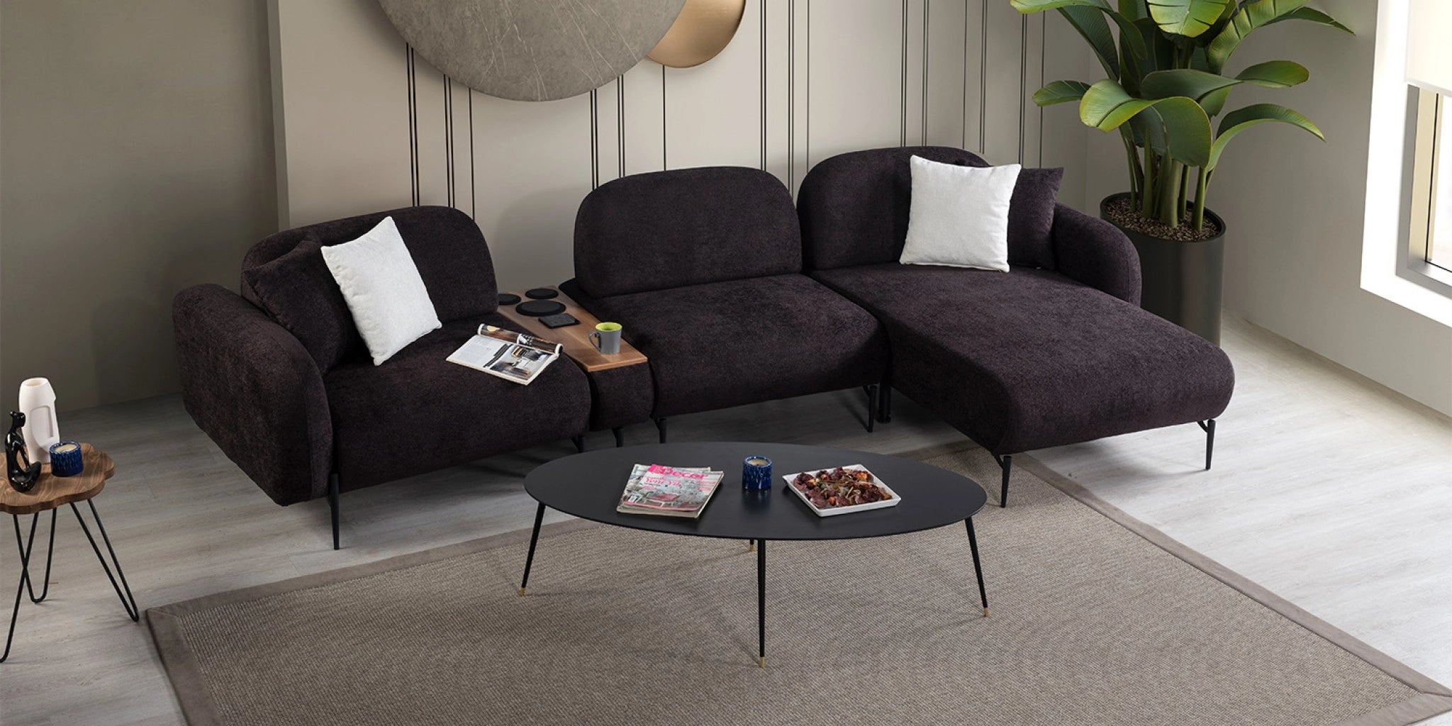 Point Corner Sofa Set