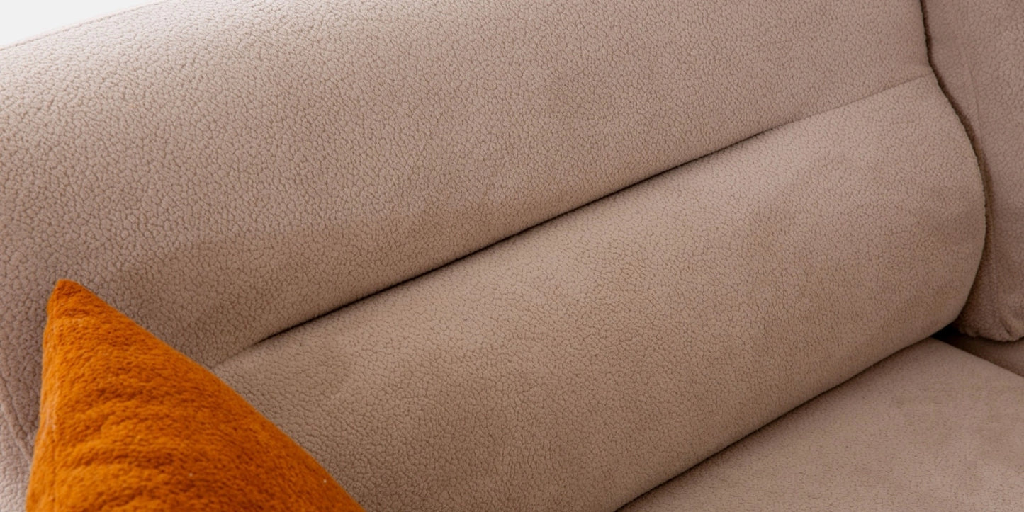 Resital Cream Corner Sofa Set