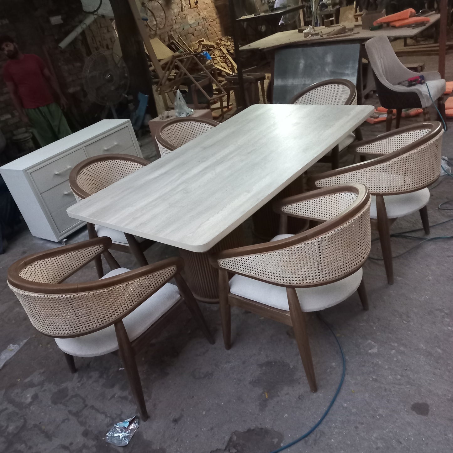Birdy ratan dining set