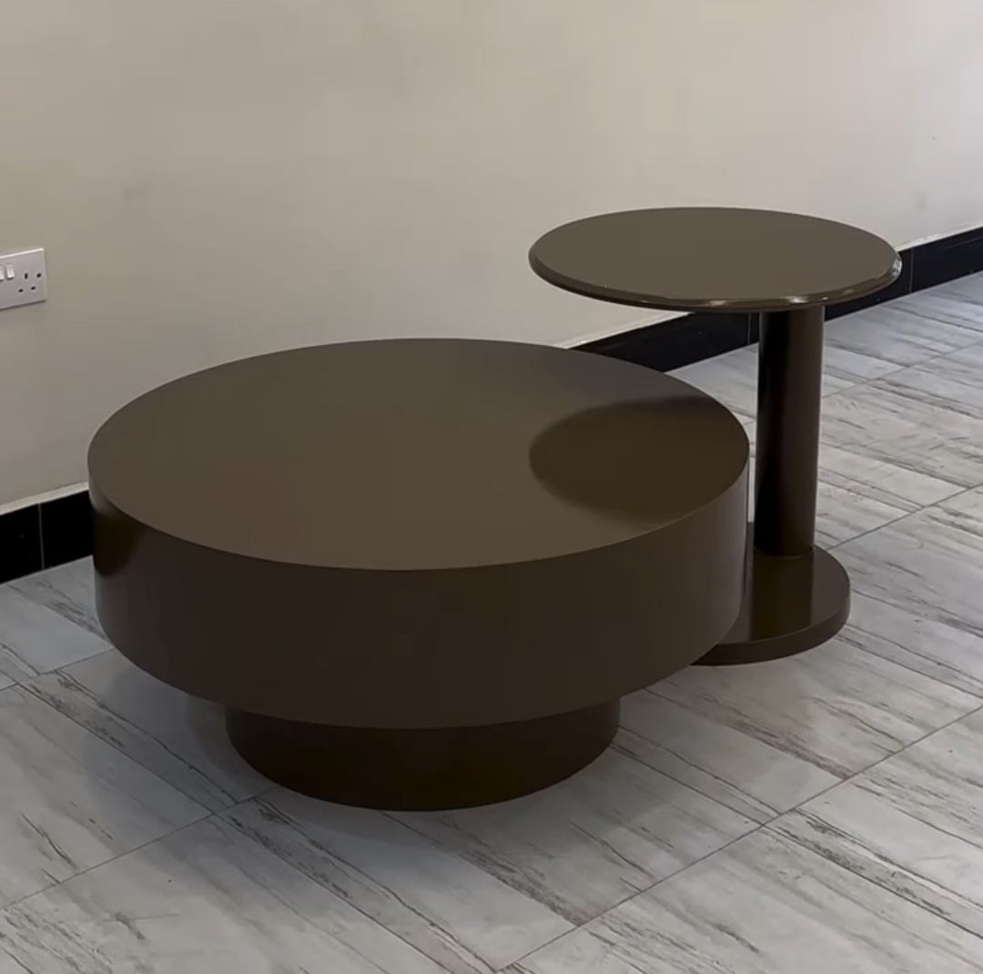 Centre table set ( 2 pieces ) high gloss