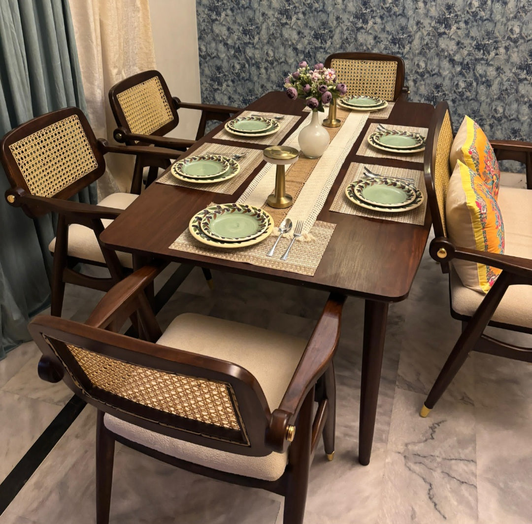 Axela ratan dining set