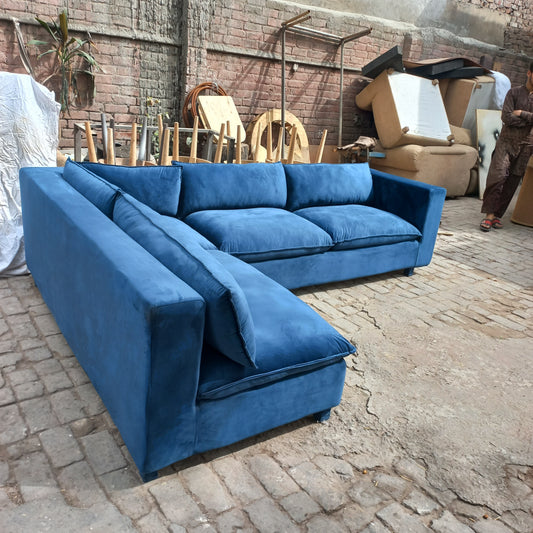 Cloudy l shape 6 seater sofa set
