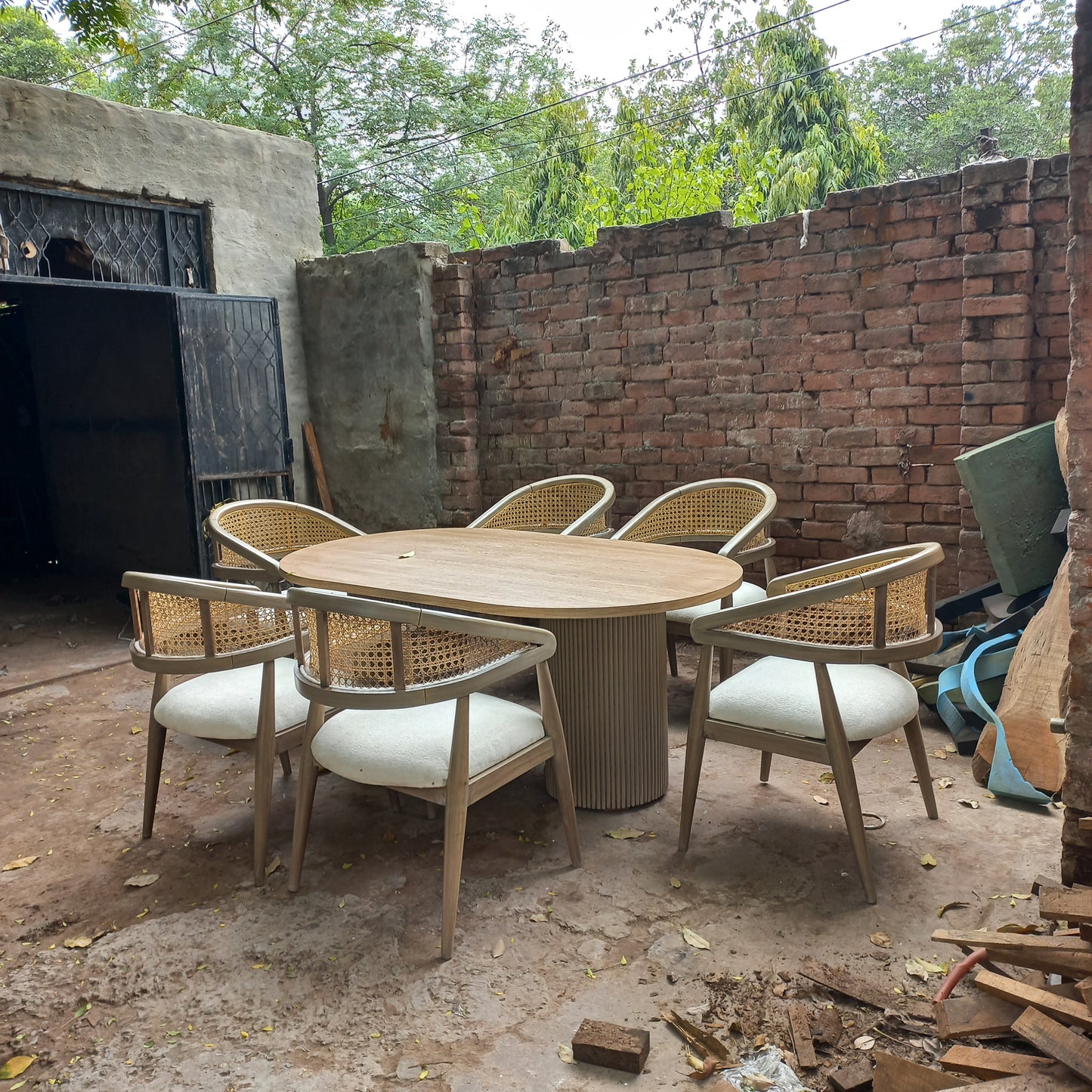 Birdy ratan style dining set