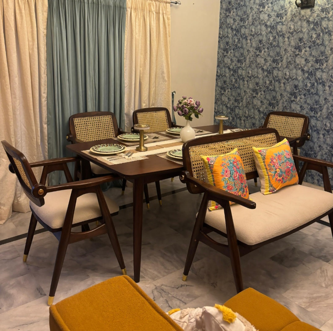Axela ratan dining set