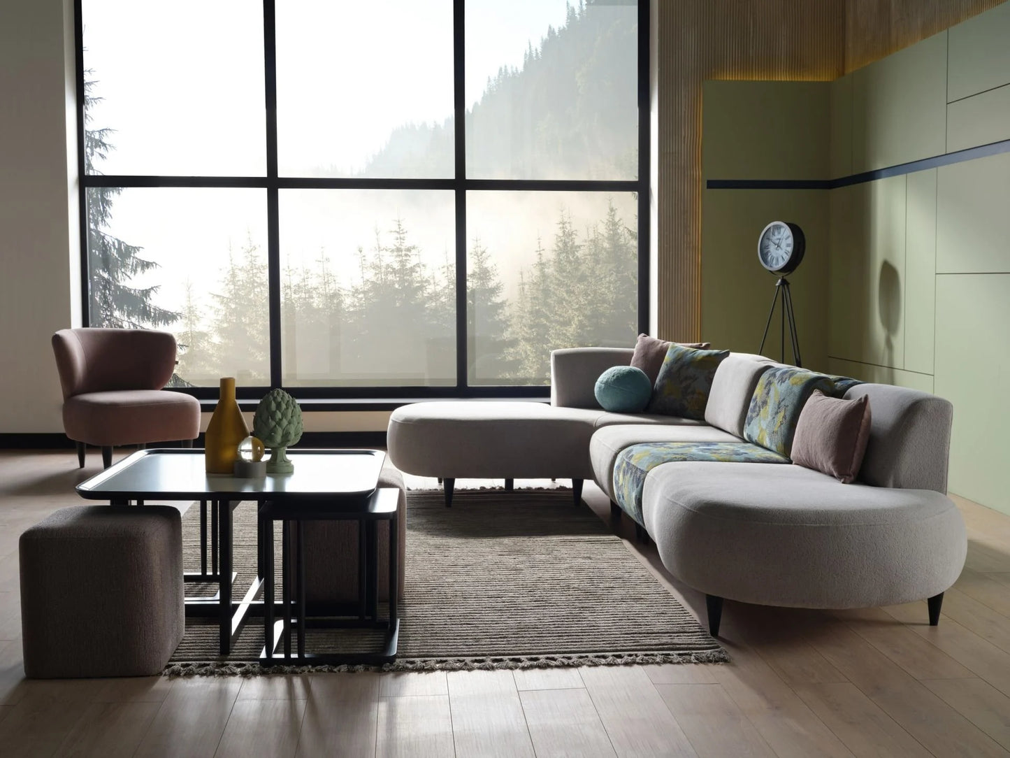Teddy Corner Sofa Set
