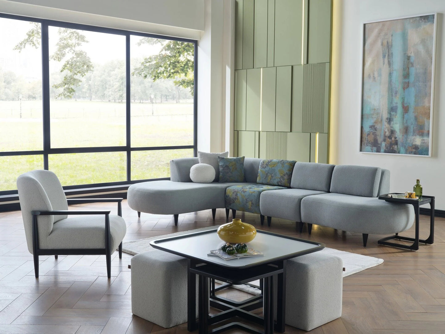 Teddy Corner Sofa Set