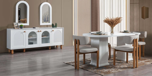 Emerald 4 Chairs Dining Set