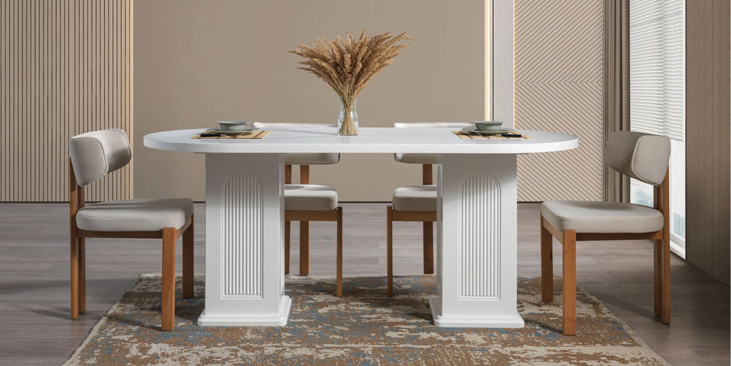 Emerald 4 Chairs Dining Set